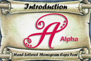 Alpha Monogram: A Refined Font for Editorial Design and Publishing
