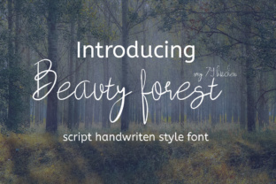 Beauty Forest: A Handwritten Font That Gives Your Small Business a Polished, Personal Look