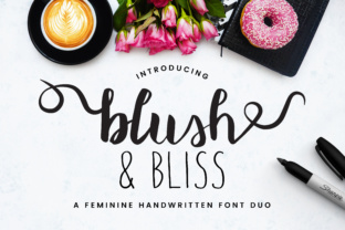 Blush Bliss: A Handwritten Font Duo That Elevates Web Design
