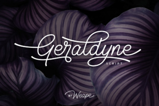 Geraldyne: A Script Font That Brings Warmth to Editorial Design