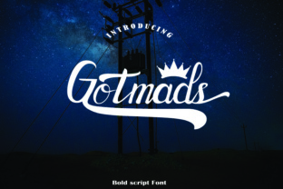 Gotmads: A Painterly Script Font for Editorial Design