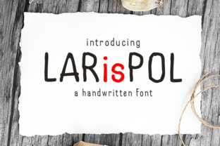 Larispol: A Handwritten Font Built for Marketing Impact