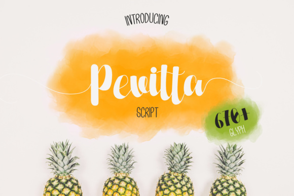 Pevitta: A Handwritten Typeface with Sass and Swirls for Editorial Charm