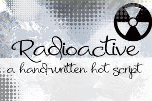 Radioactive: A Handwritten Script Font with Editorial Charm