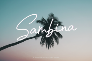 Sambina Handmade Calligraphy Font: Real Branding in Action