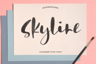 Skyline: A Fresh Script Font for Editorial Design