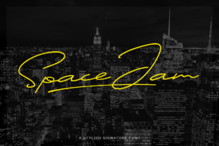 Space Jam: Handmade Calligraphy Font for Crafters and Makers