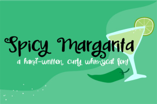 Spicy Margarita: A Handwritten Font That Adds Character to Your Brand