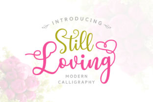 Still Loving: A Decorative Script Font for Web Design and Digital Branding