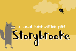 Storybrooke Font: Handwritten Style for Marketing Visuals
