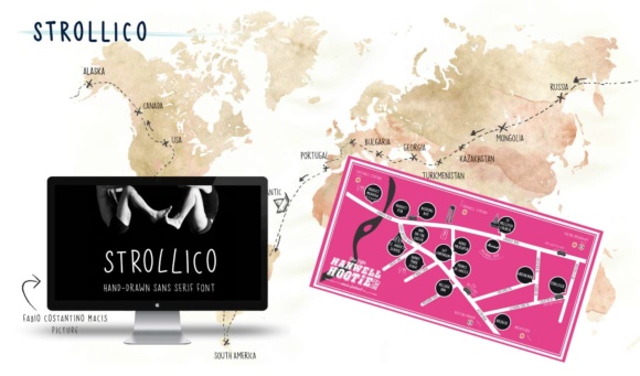 Strollico Font: Adding Quirky Charm to Editorial Layouts