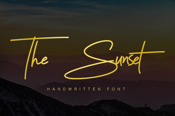 The Sunset Font for Web Designers: Modern Handwritten Typography
